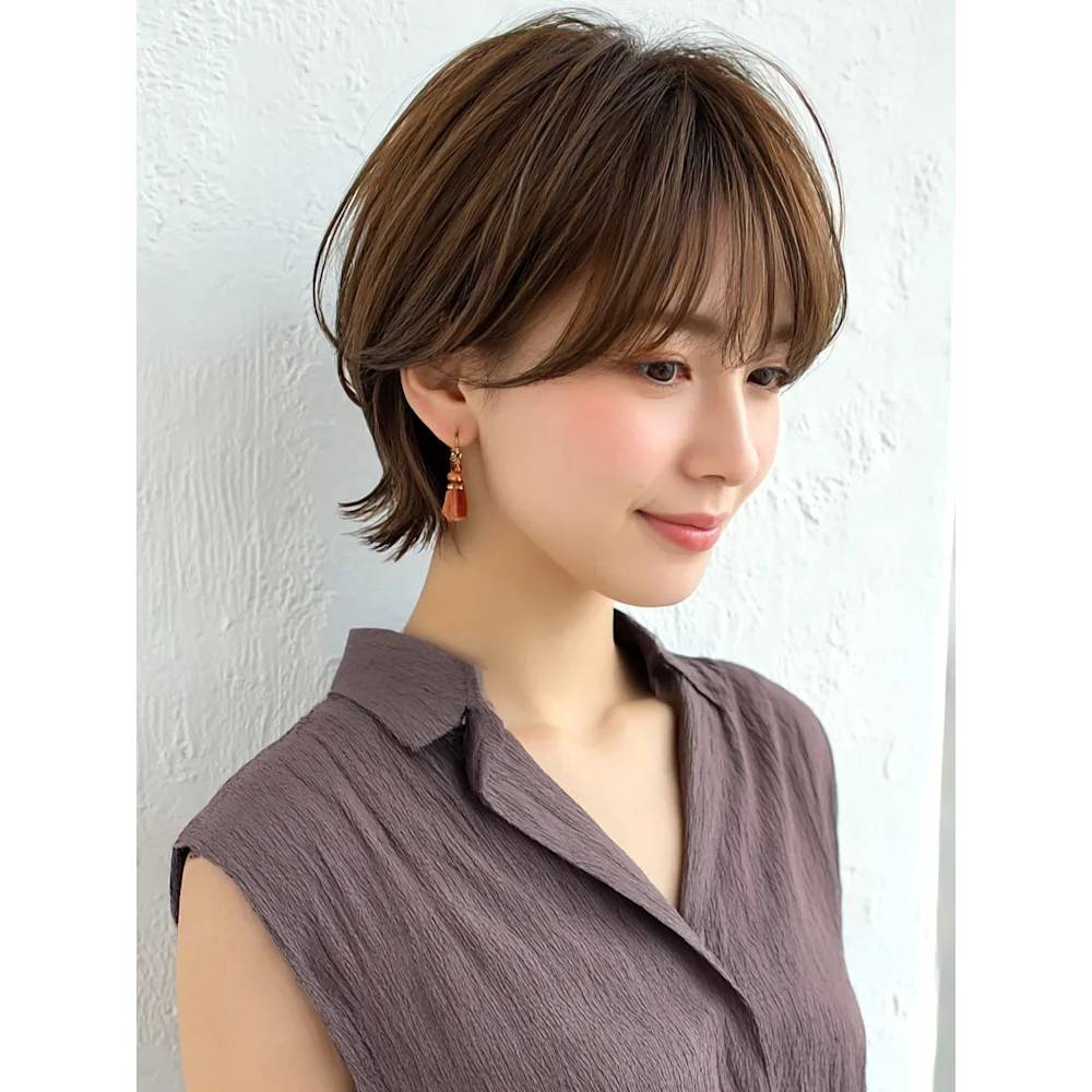 大人美人なショートウルフ