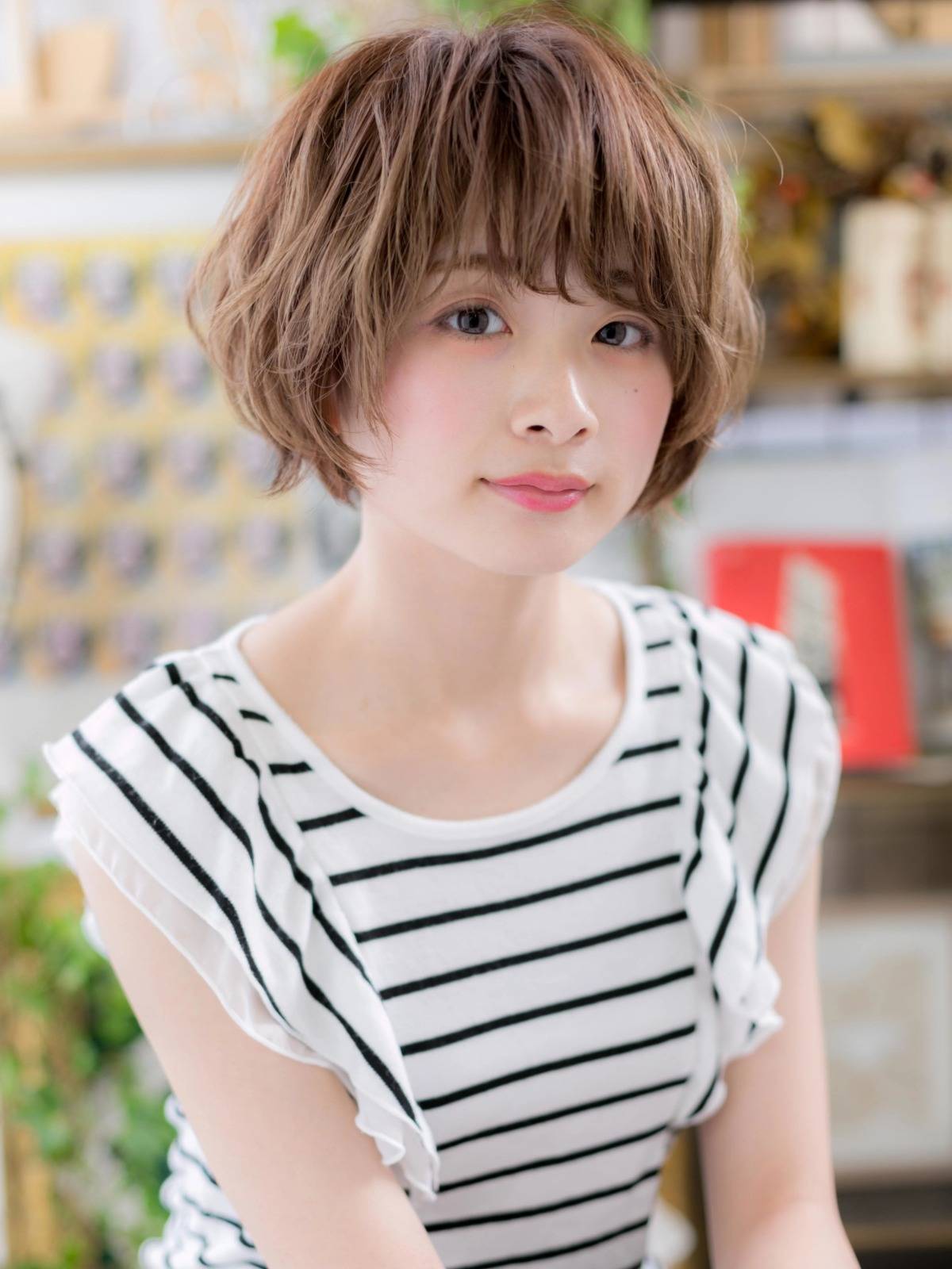 くせ毛風ゆるショート