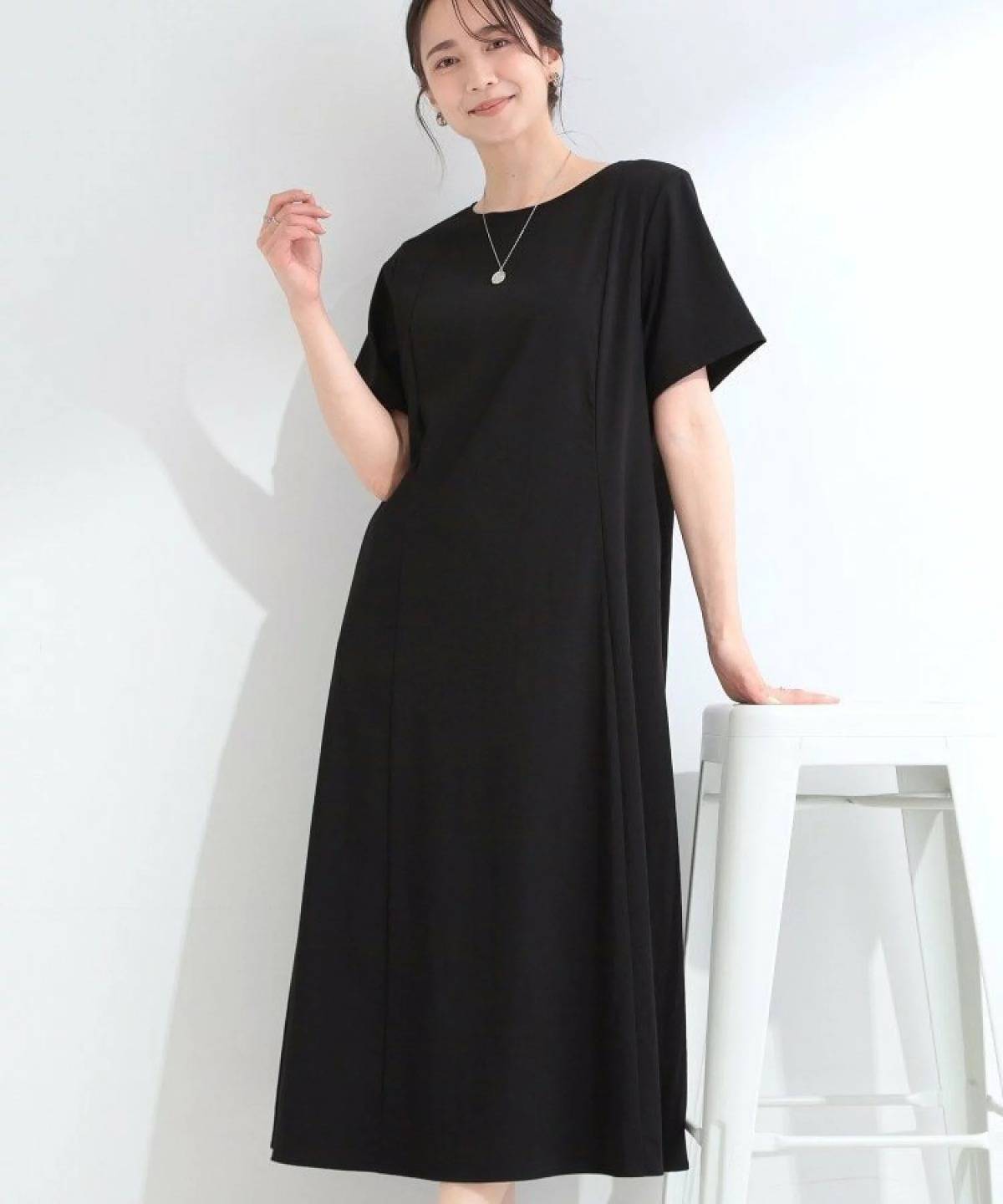 SHOO・LA・RUE 軽凛ひんやり切替ワンピース