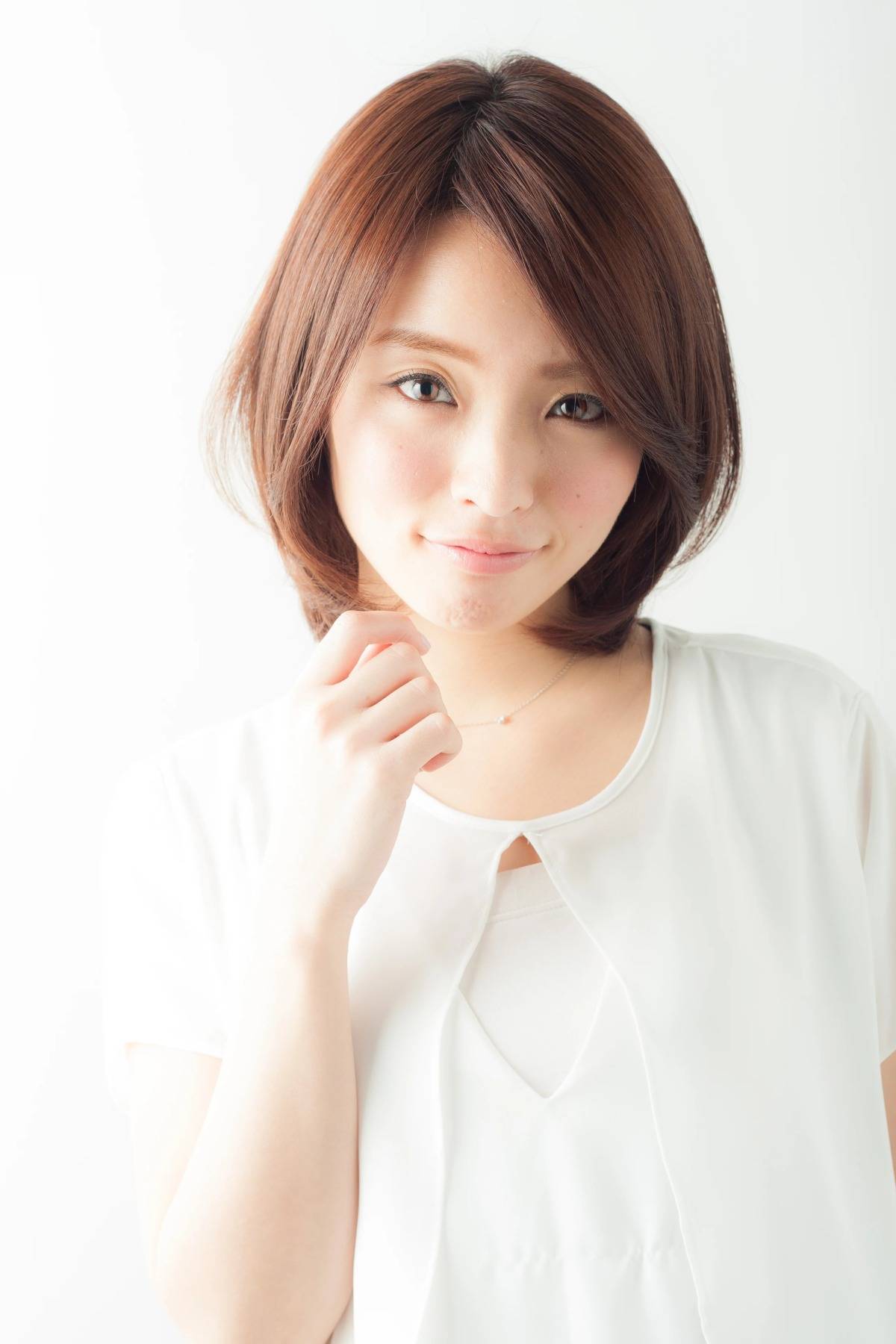 シンプルひし形ボブ