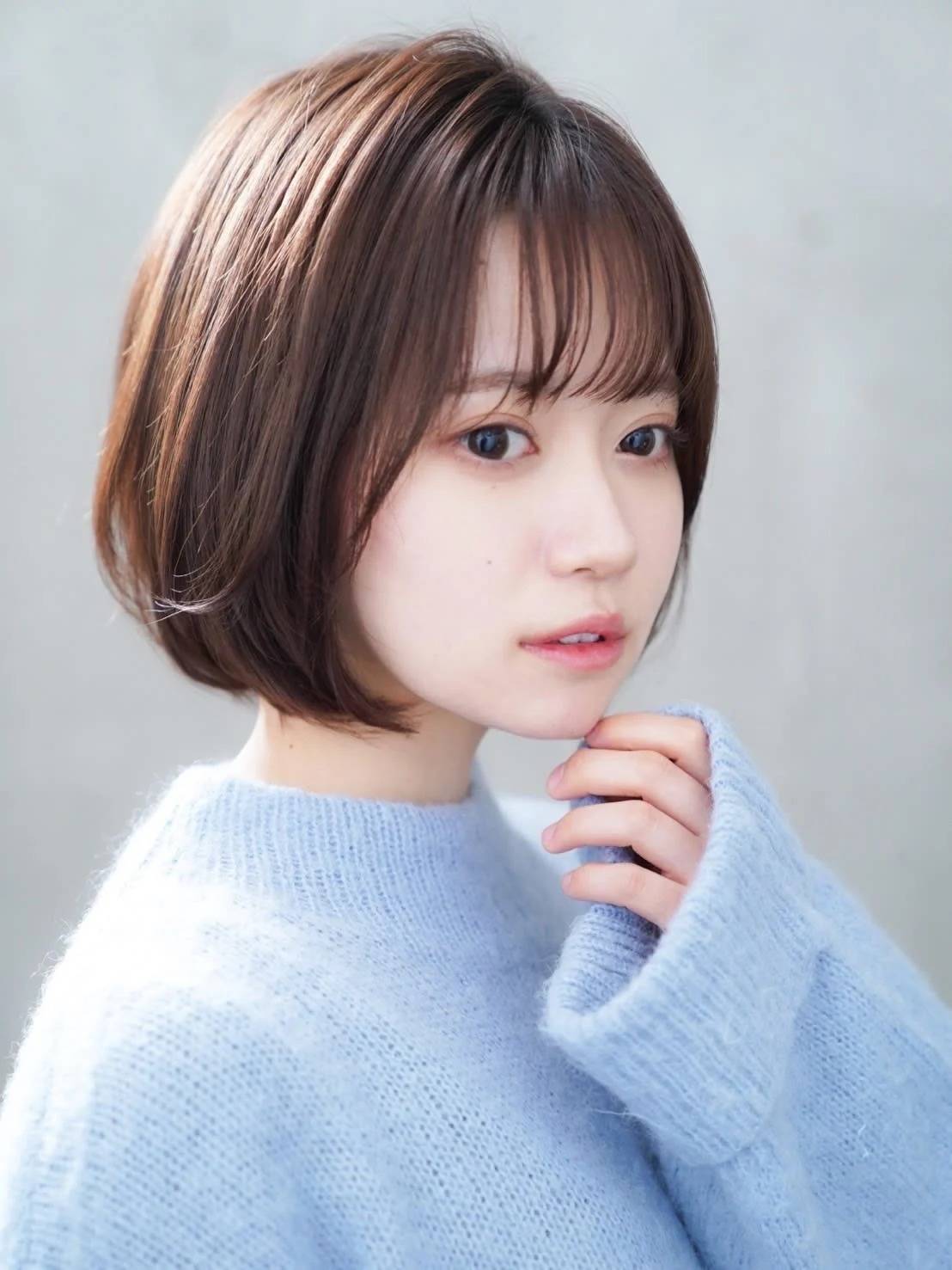ナチュラルな丸みボブ
