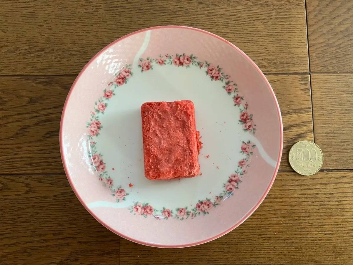 DAISO(ダイソー)：アスザックフーズ ザク切りいちご カレンダー 1食