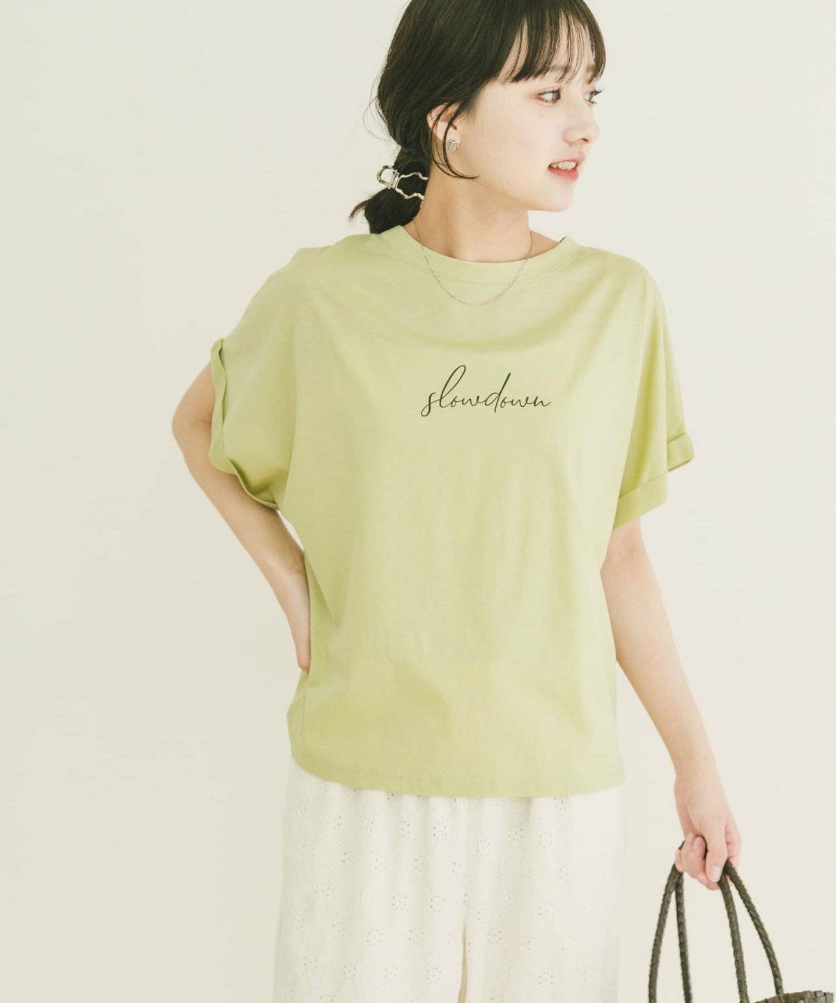 URBAN RESEARCH ITEMS シルケット半袖プリントTシャツ