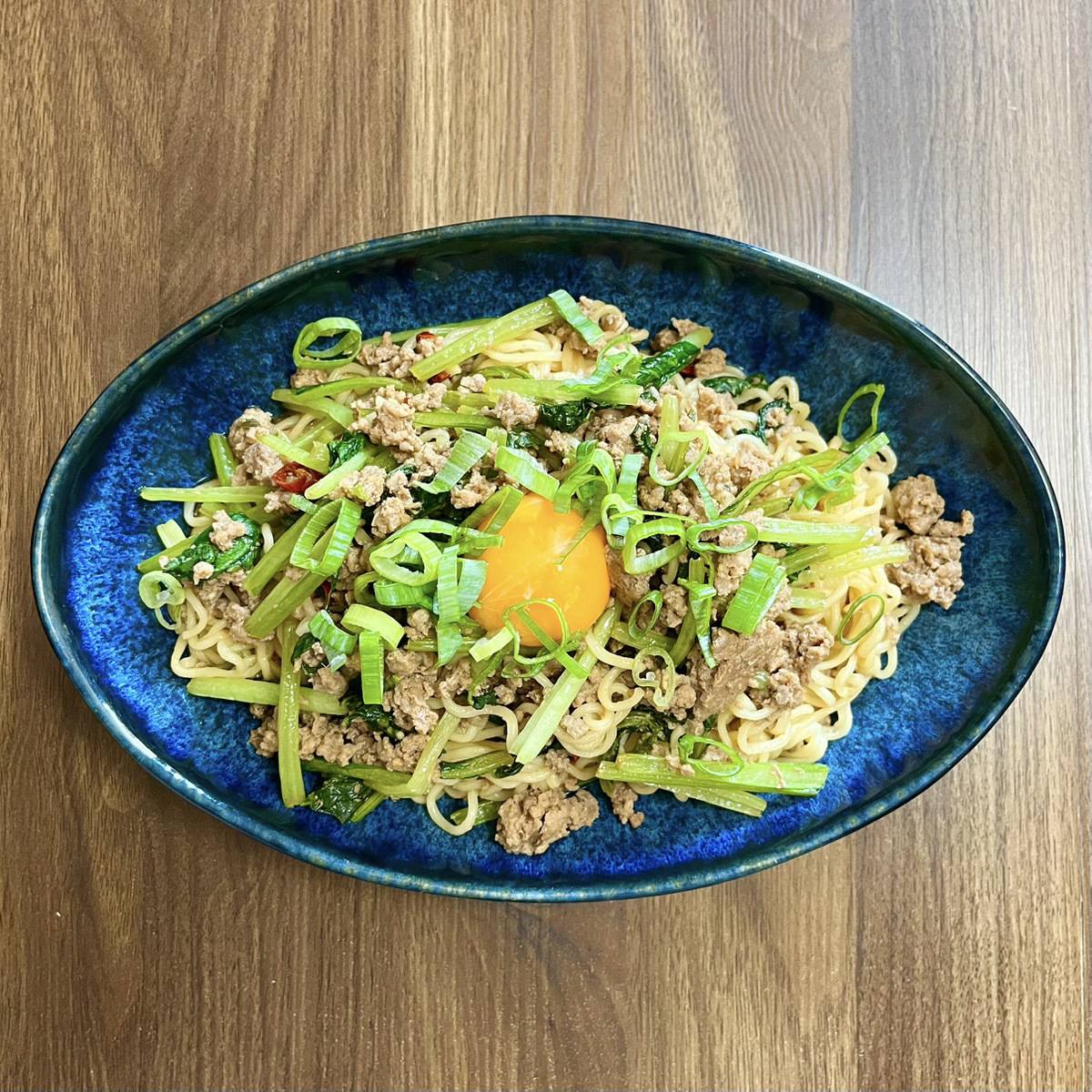 サッポロ一番公式の「ピリリと辛うま！ 麻婆ミンチまぜそば」のレシピ