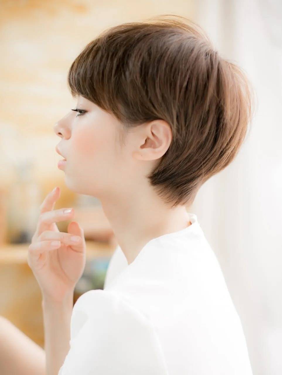こなれ感丸みショート