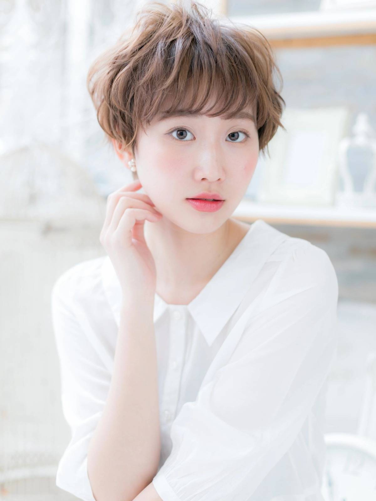 ふんわりウェーブショート