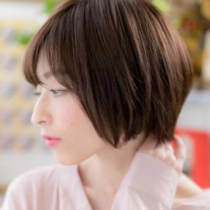  きれいめツヤ感ボブ 