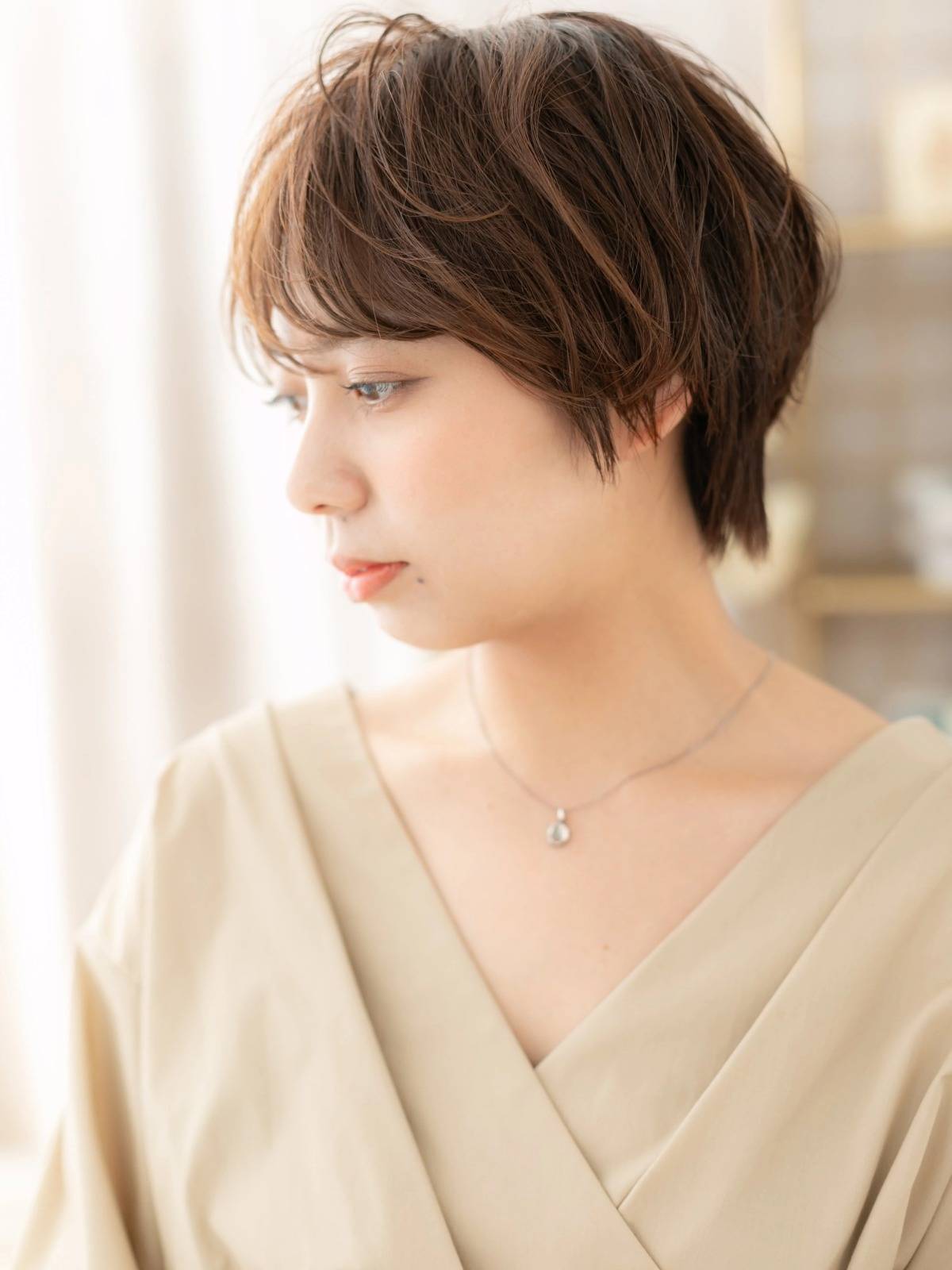 こなれひし形シルエットショート