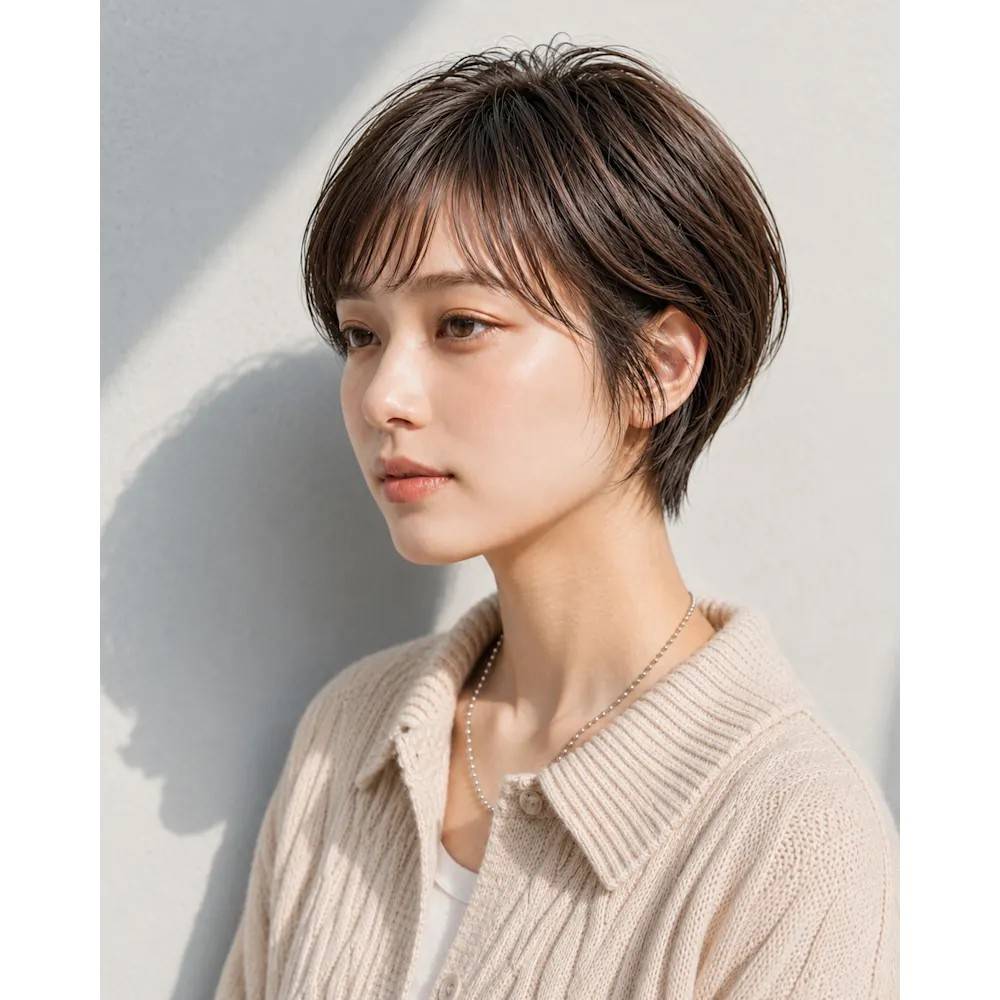 大人美人なくびれショート