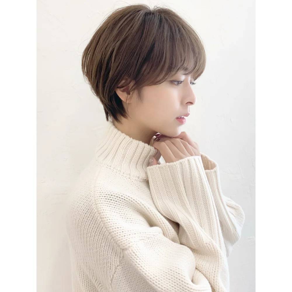 美シルエットな小顔ショート