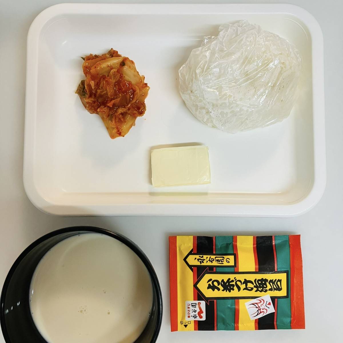 永谷園公式の「キムチーズ豆乳茶づけ」のレシピ