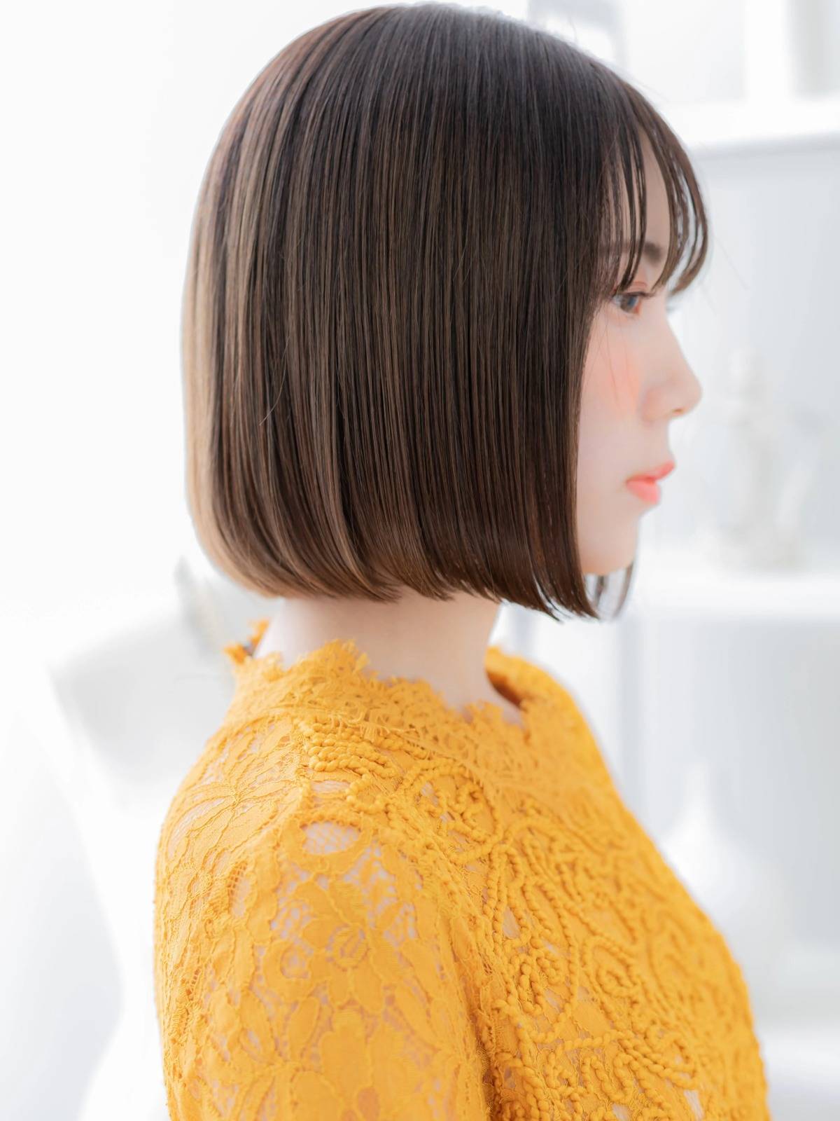 シンプルストレートボブ