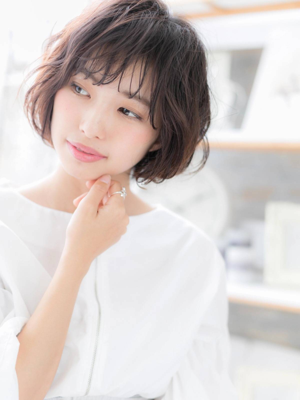 ほつれ感ニュアンスショート