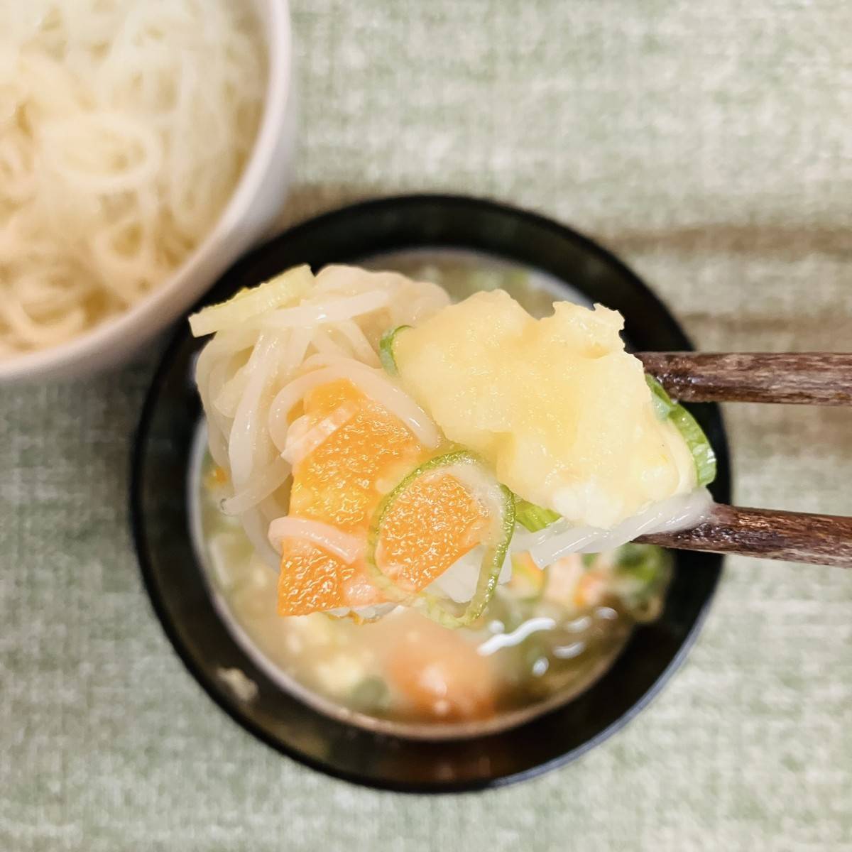 揖保乃糸公式の「ポテトサラダそうめん」のレシピ