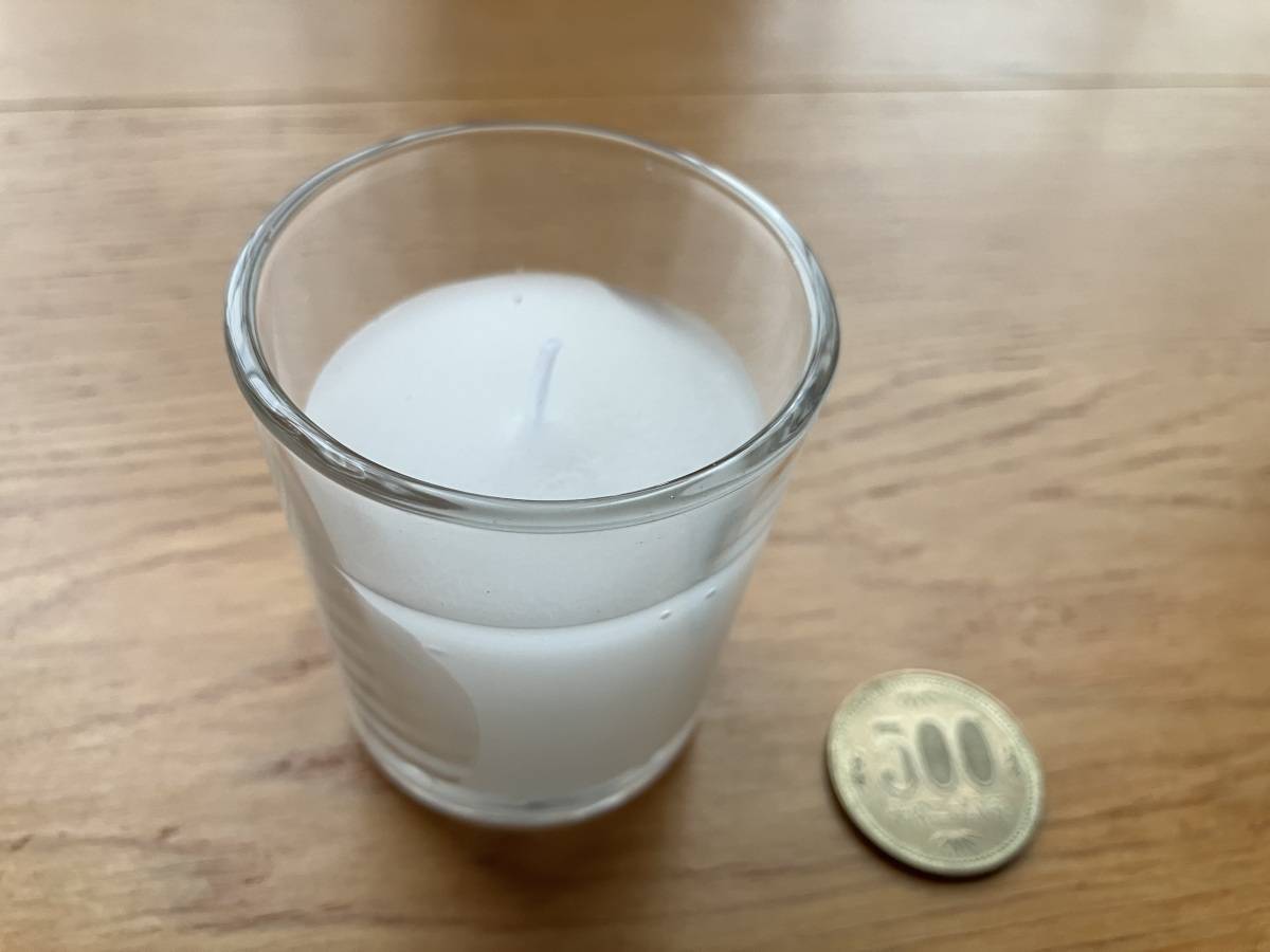 セリアの非常用ローソク