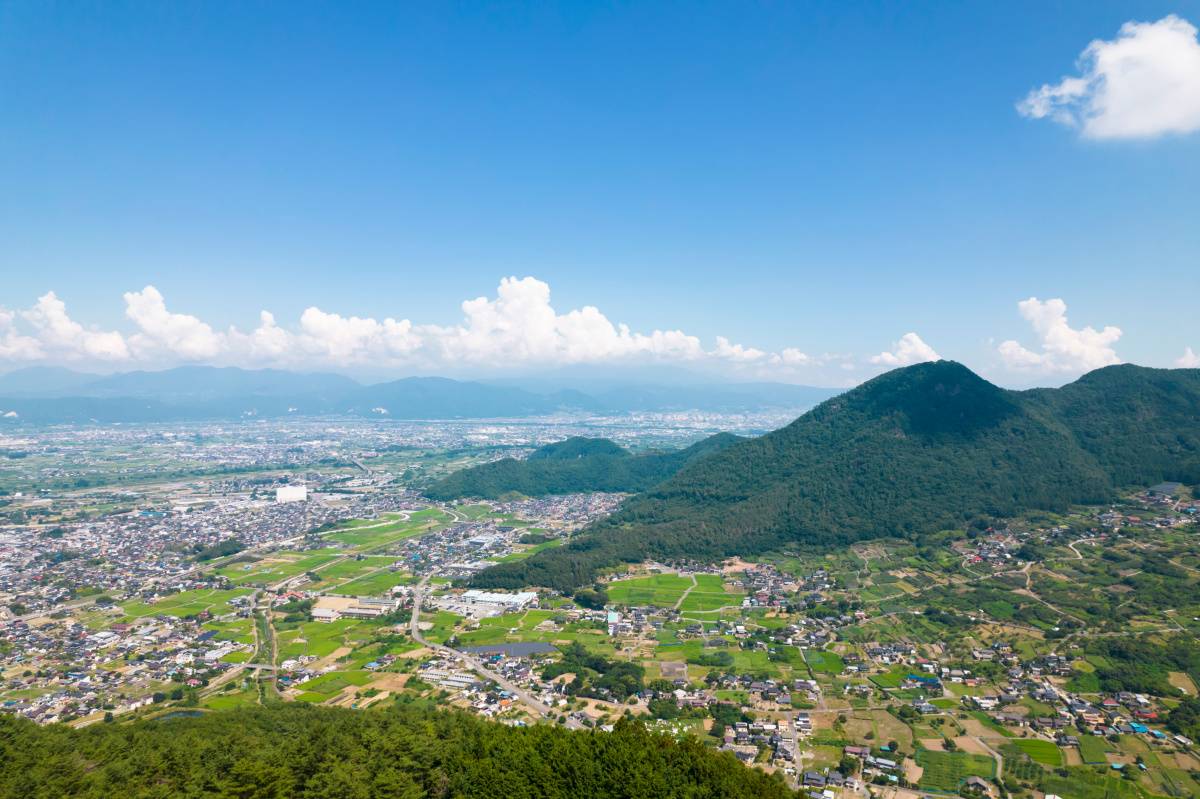 長野市松代町近辺の夏景色