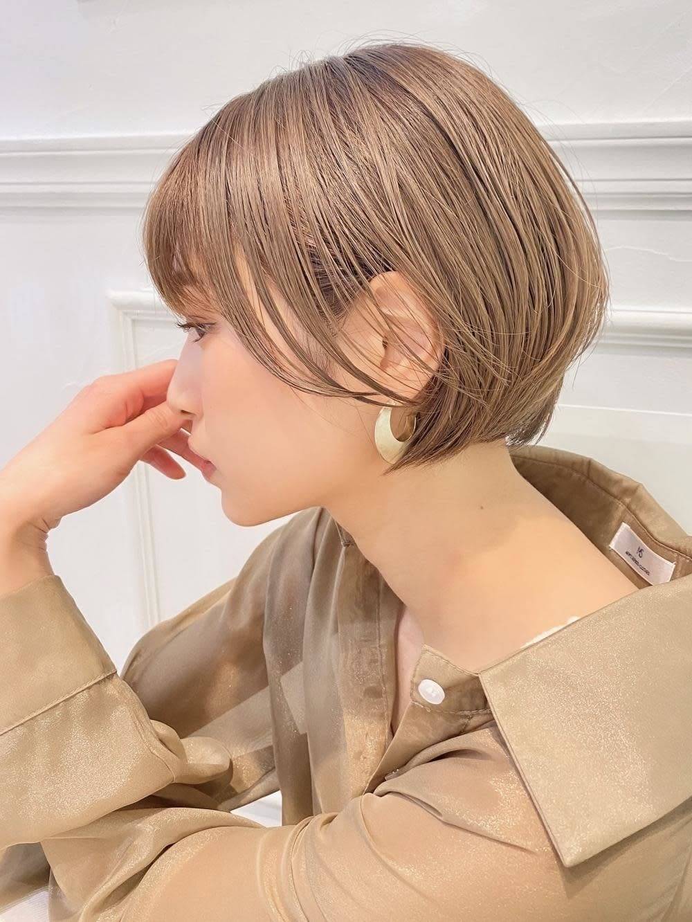 シンプル丸みボブ