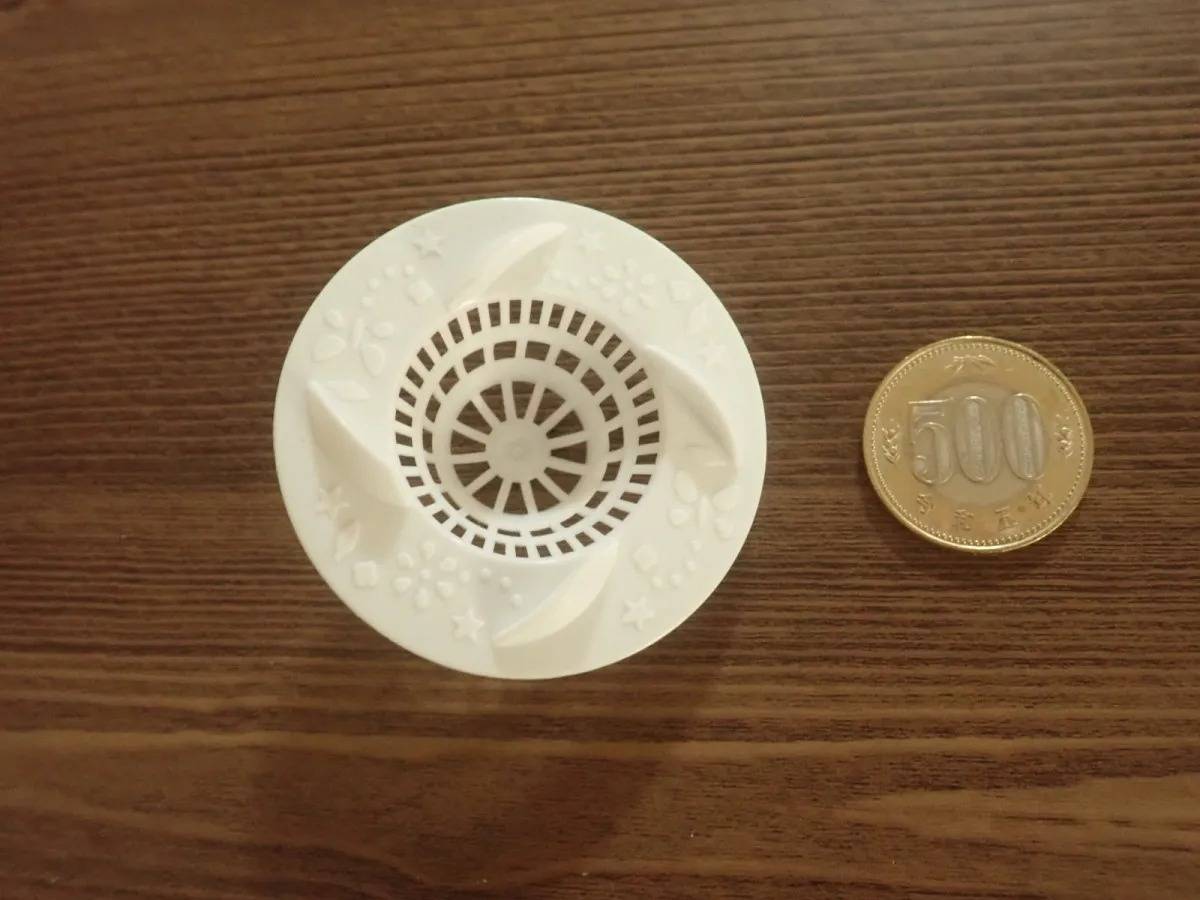 DAISO(ダイソー)：洗面台のくるくるゴミガード