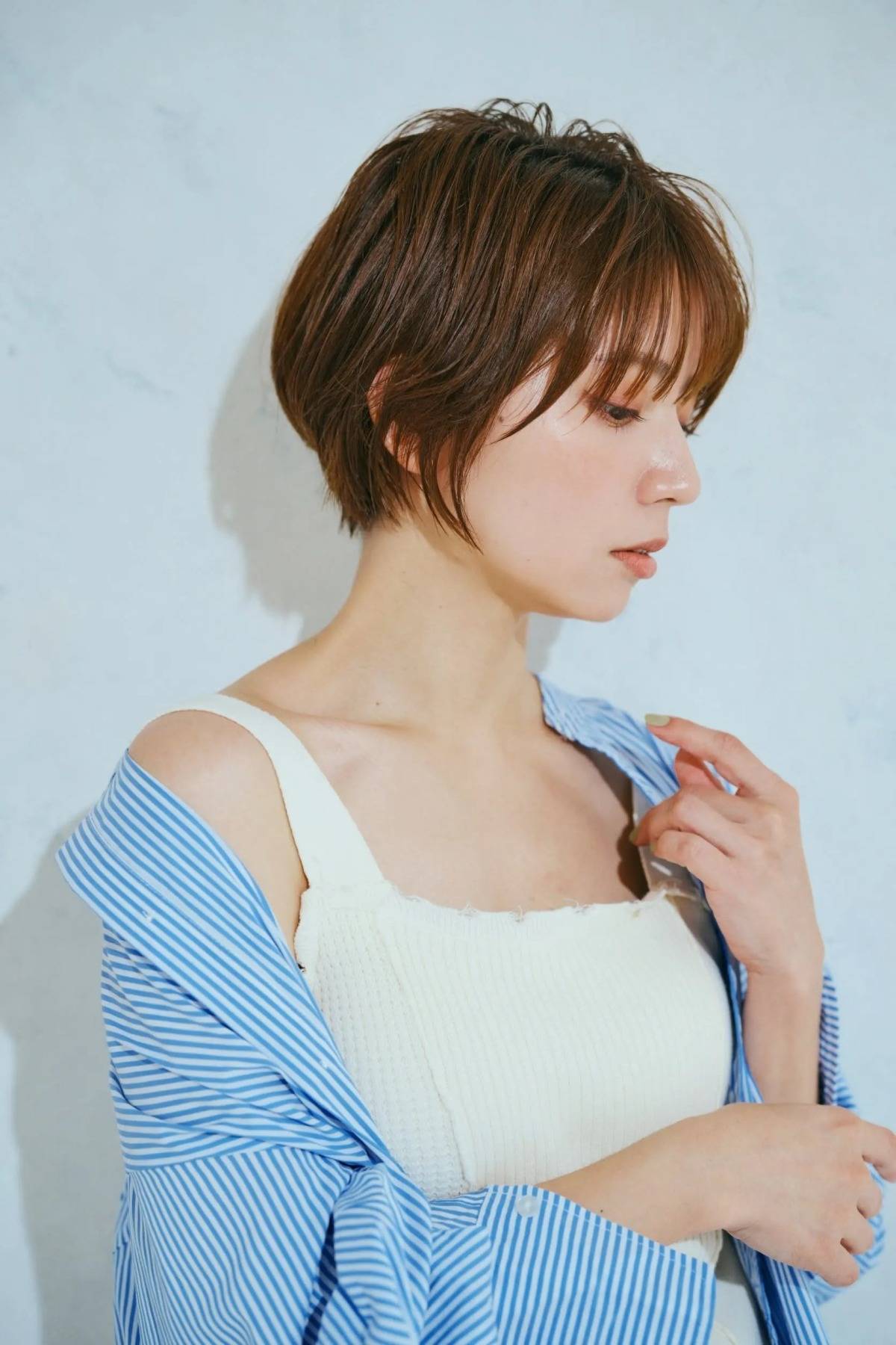 シンプルなニュアンスショート