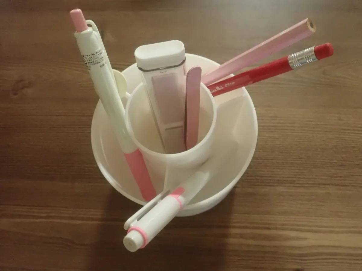 DAISO(ダイソー)：回転できる収納ケース