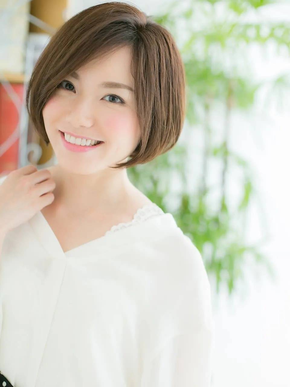 シンプルひし形ボブ