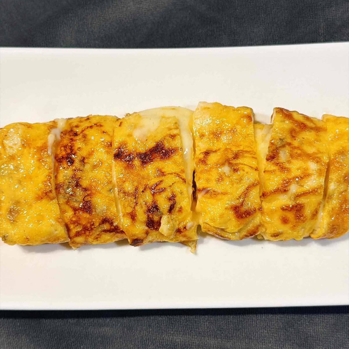 JAグループ公式の「舞茸入り◯甘めのバター風味の卵焼き」のレシピ
