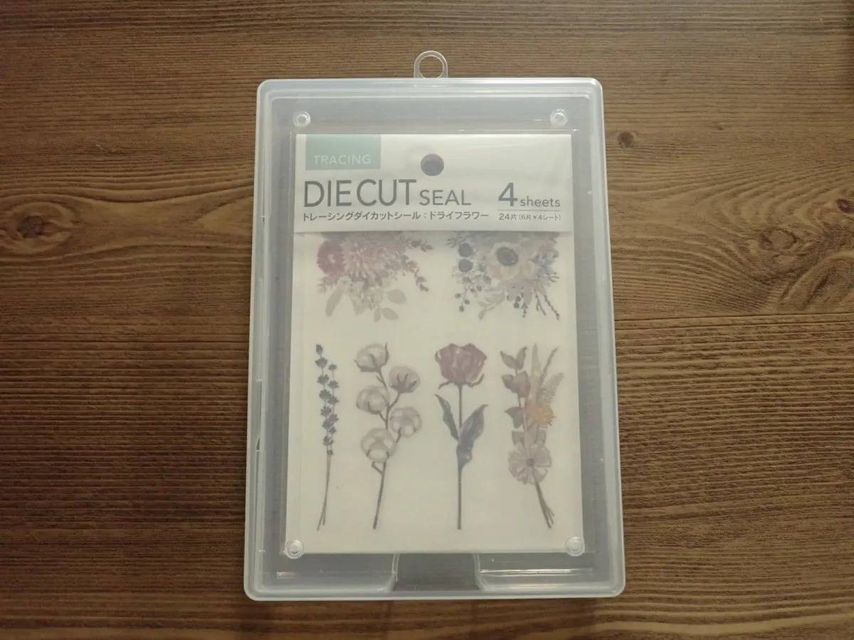 DAISO(ダイソー)：シートシール収納ケースS