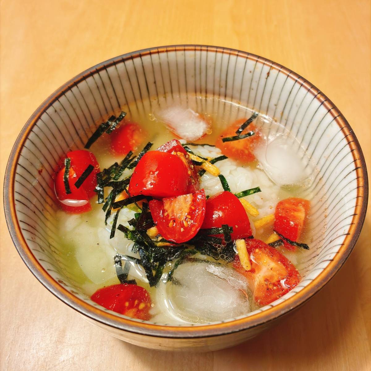 永谷園公式の「冷やし茶漬けバジルレモン風味」のレシピ