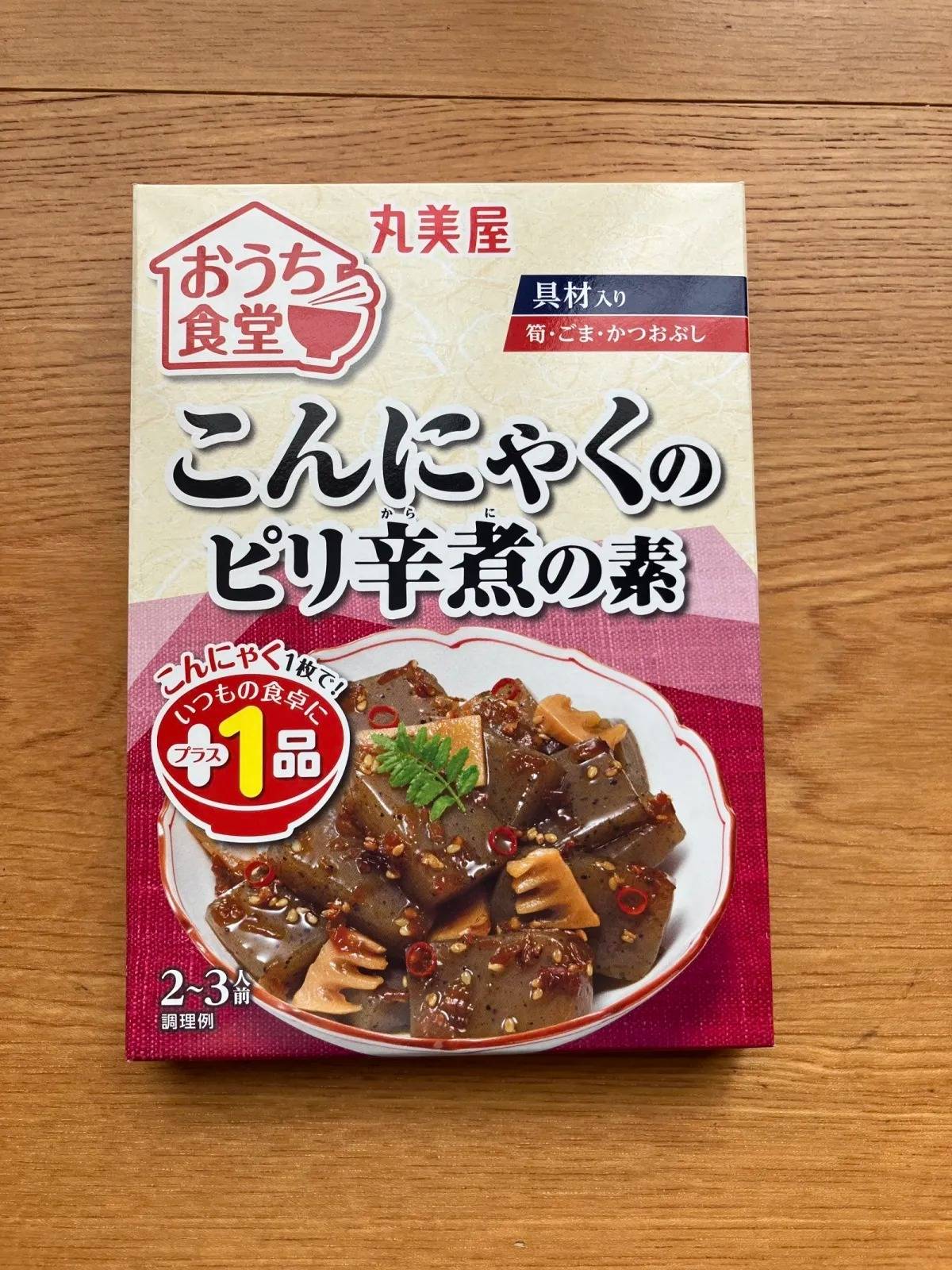 DAISO(ダイソー)：丸美屋 おうち食堂こんにゃくのピリ辛煮の素 140g