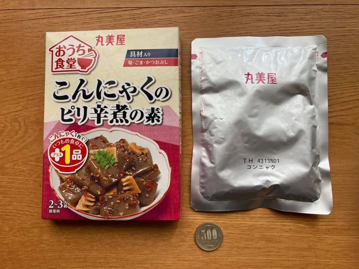 DAISO(ダイソー)：丸美屋 おうち食堂こんにゃくのピリ辛煮の素 140g