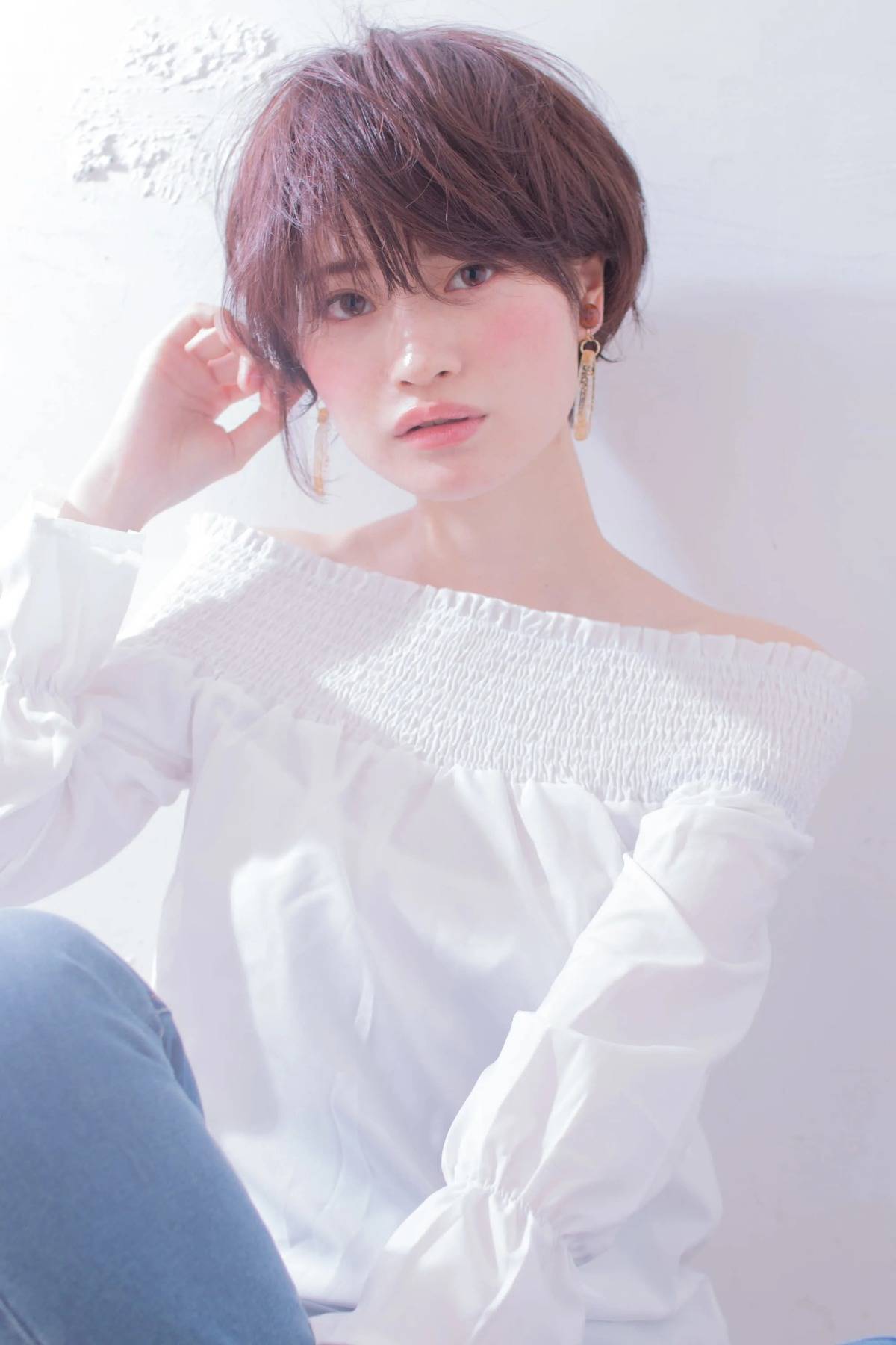 ニュアンス感丸みショート