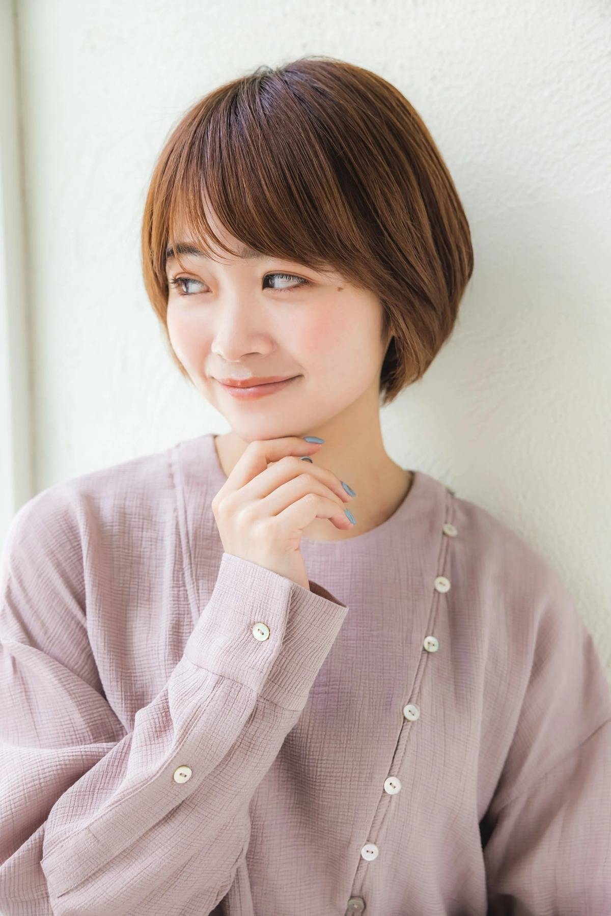 ナチュラル丸みボブ