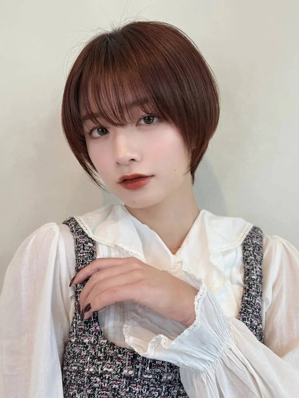 ツヤ感ナチュラルショート