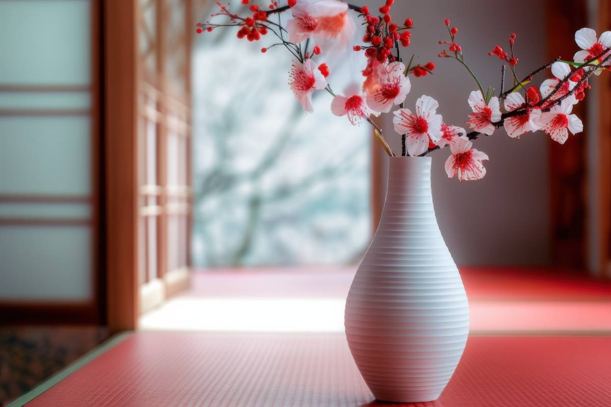 西　晩年運　上がる　白い陶器