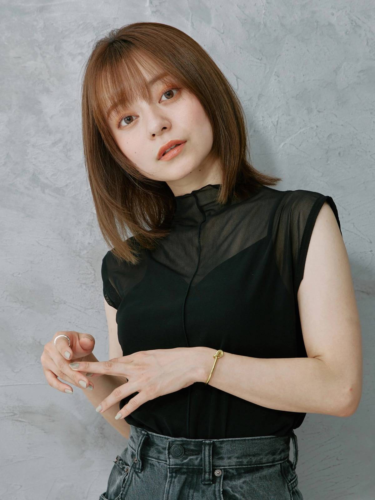 シンプルストレートボブ