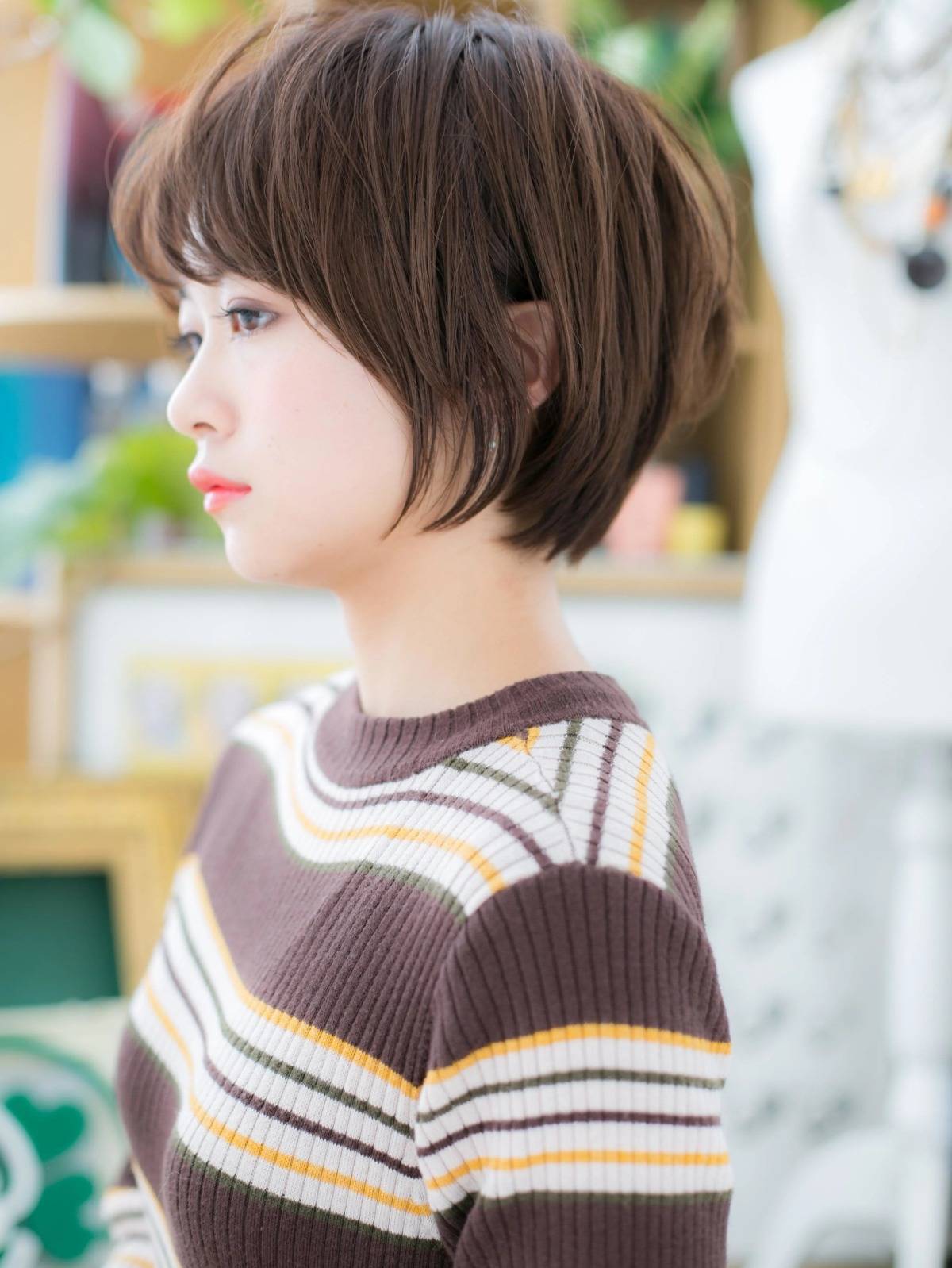 レイヤー丸みボブ