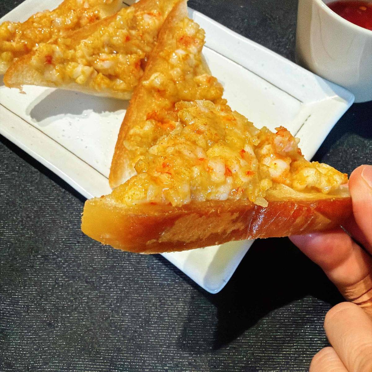パスコ公式の「カレー風味えびパン」のレシピ
