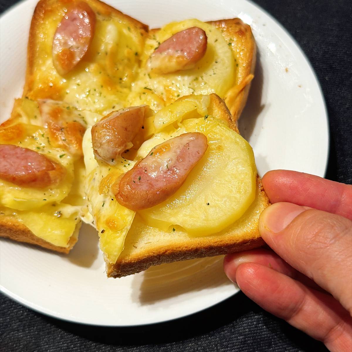 パスコ公式の「ジャーマンポテトトースト」のレシピ