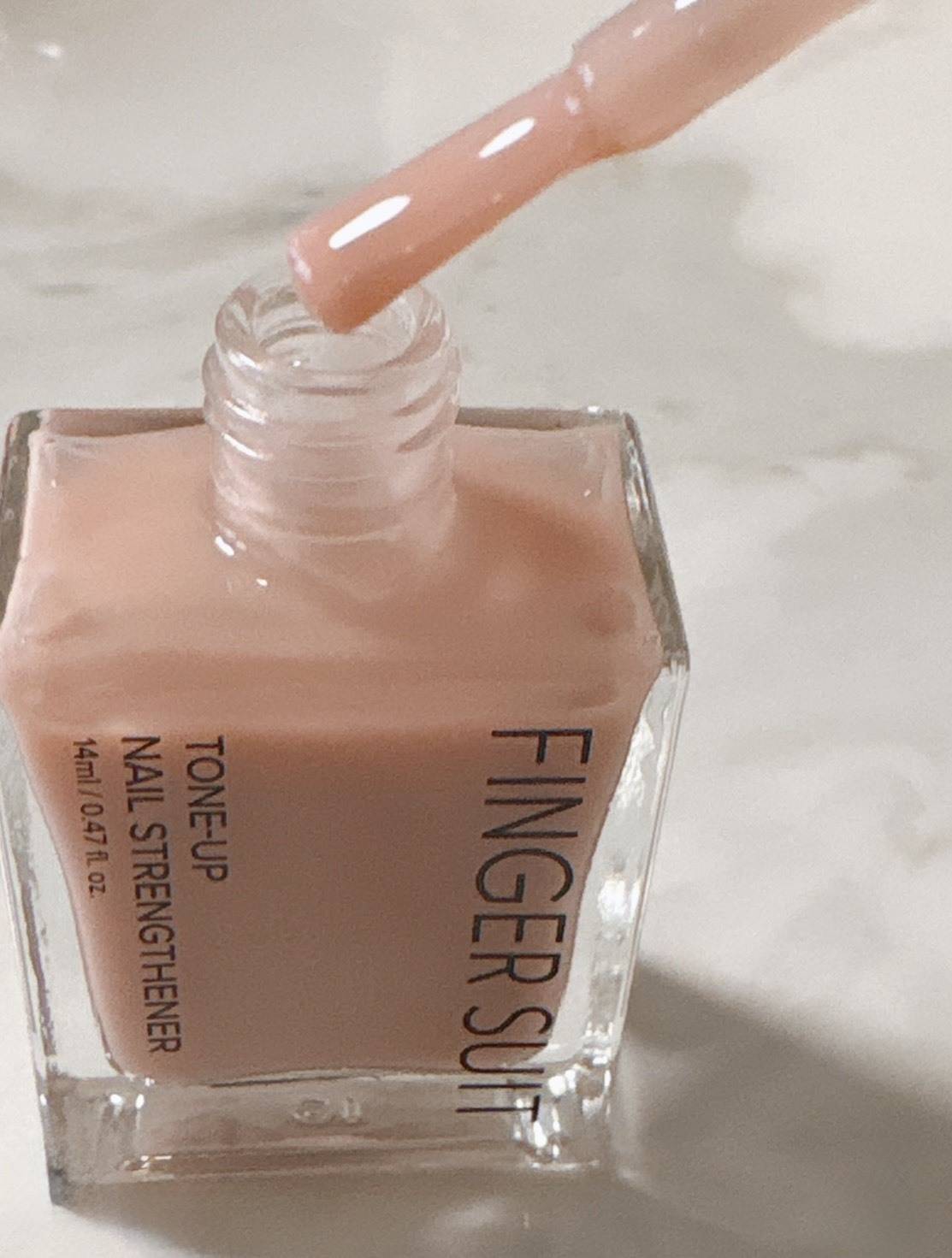 FINGER SUIT  Tone Up Nail Strengthener Blush