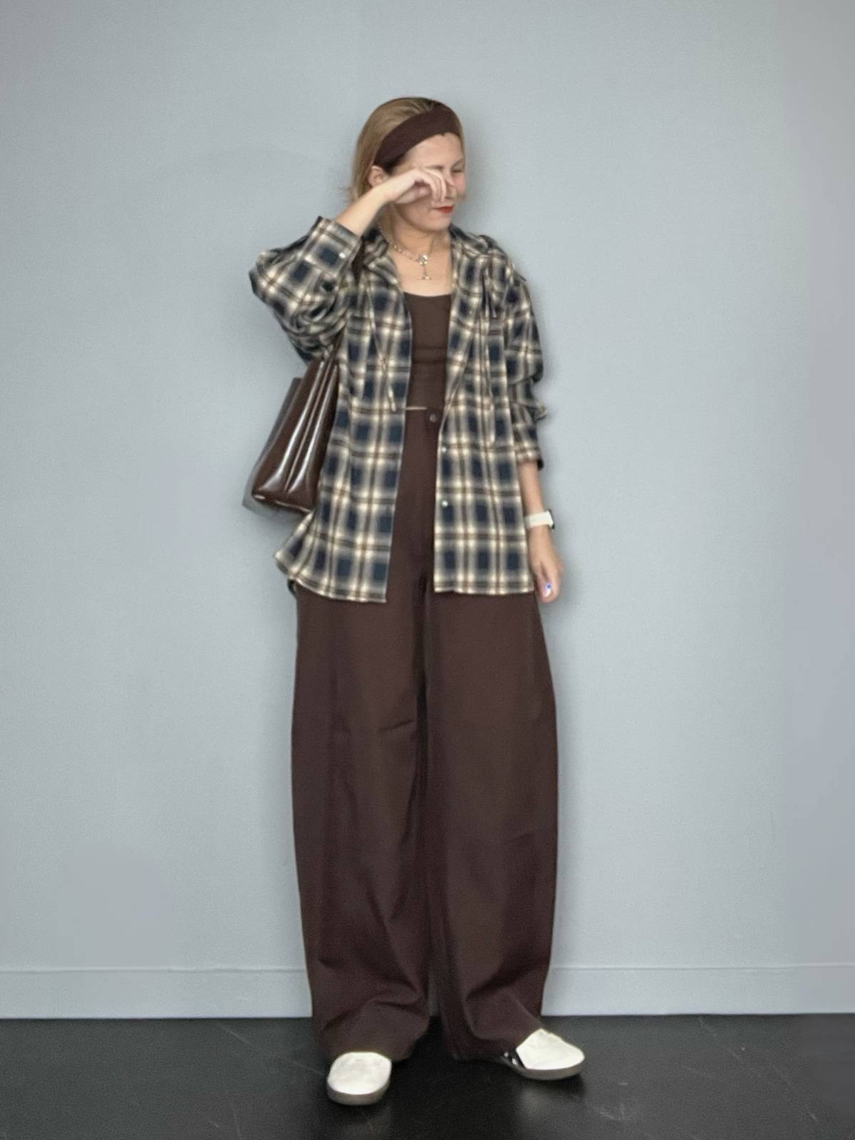 チェック柄シャツを主役にする！