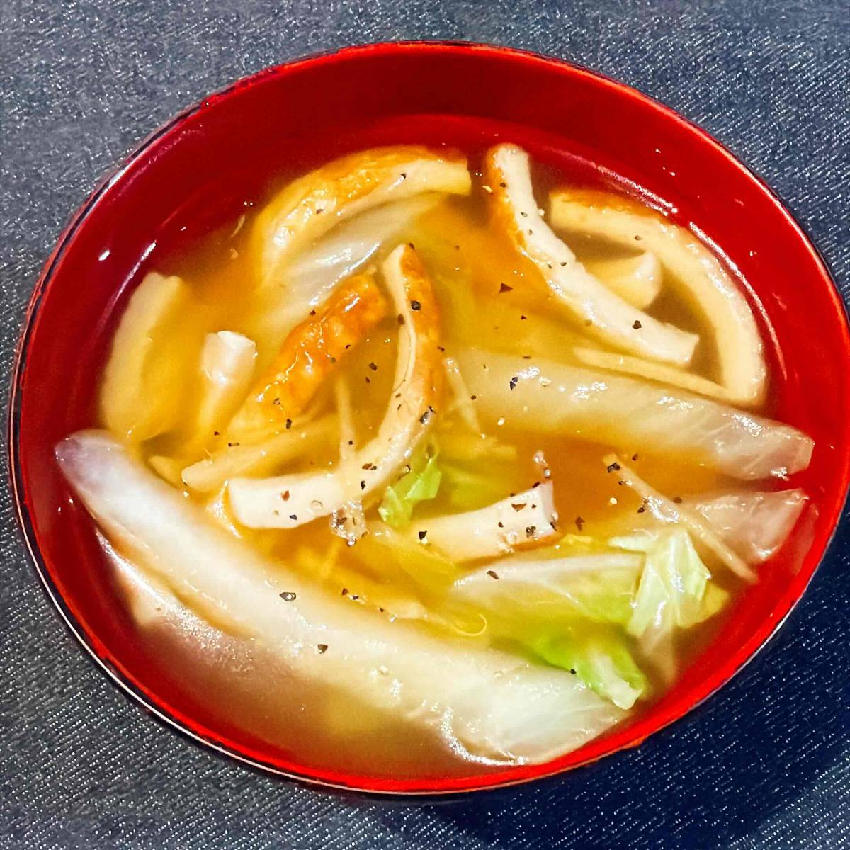ニッスイ公式の「活ちくわのとろとろ白菜スープ」のレシピ