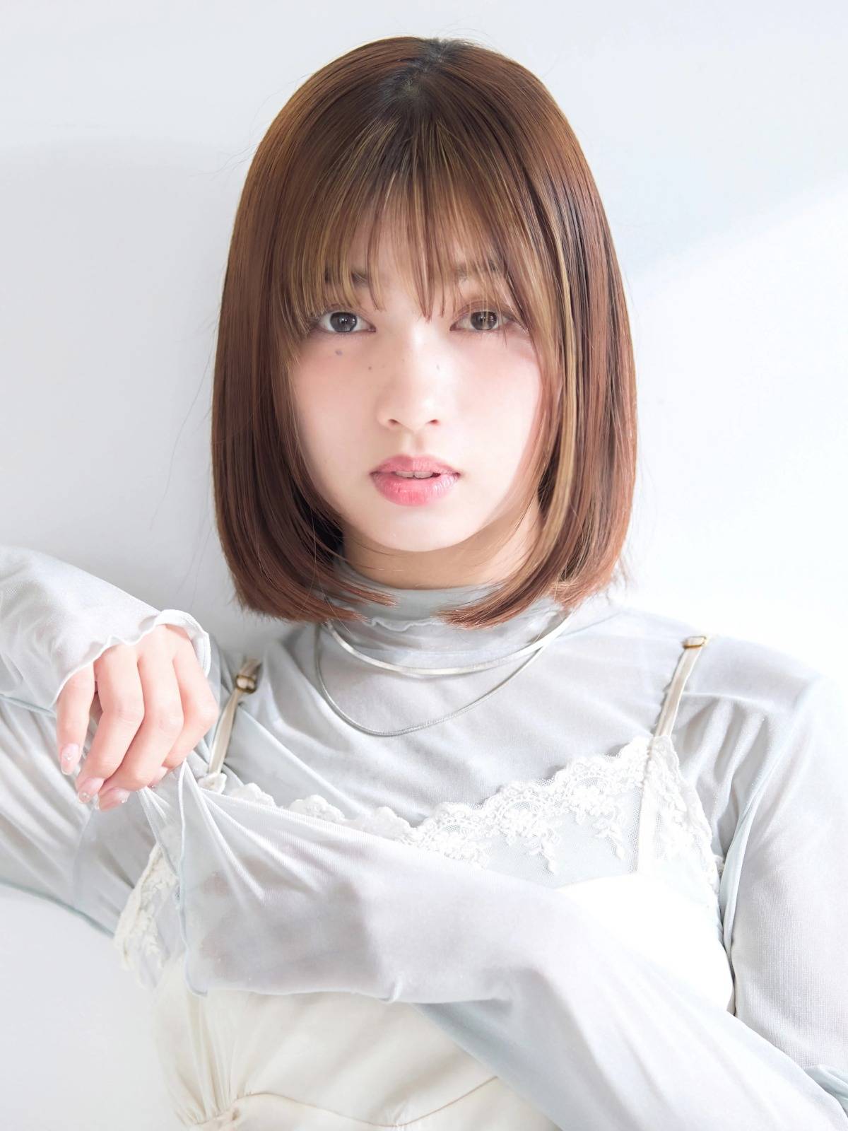 シンプルストレートボブ