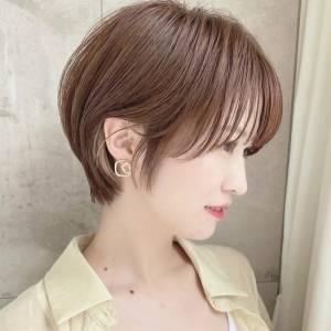  きれいめ大人ショートボブ 
