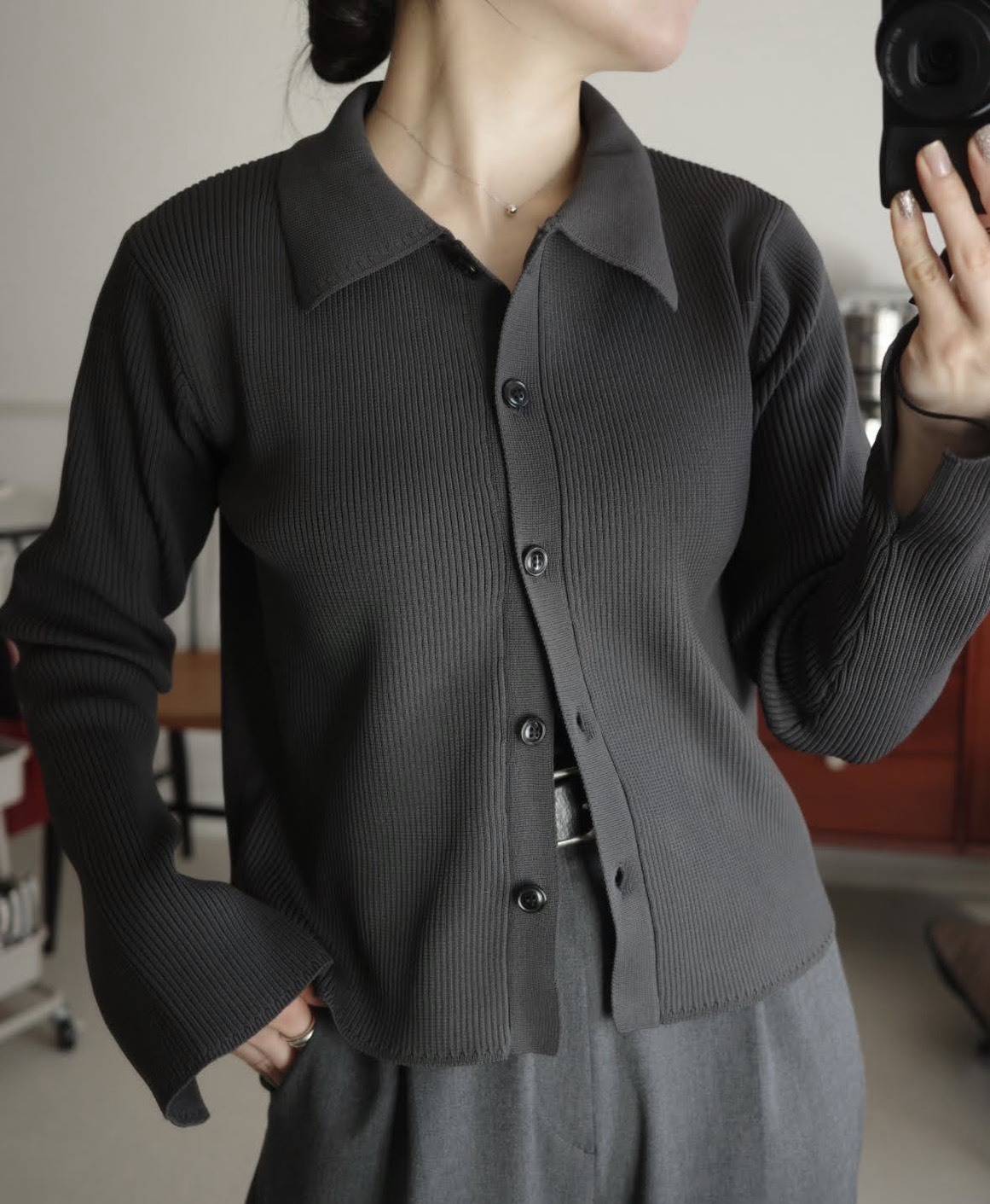 セレクトモカ スポンディッシュポロニットカーディガン