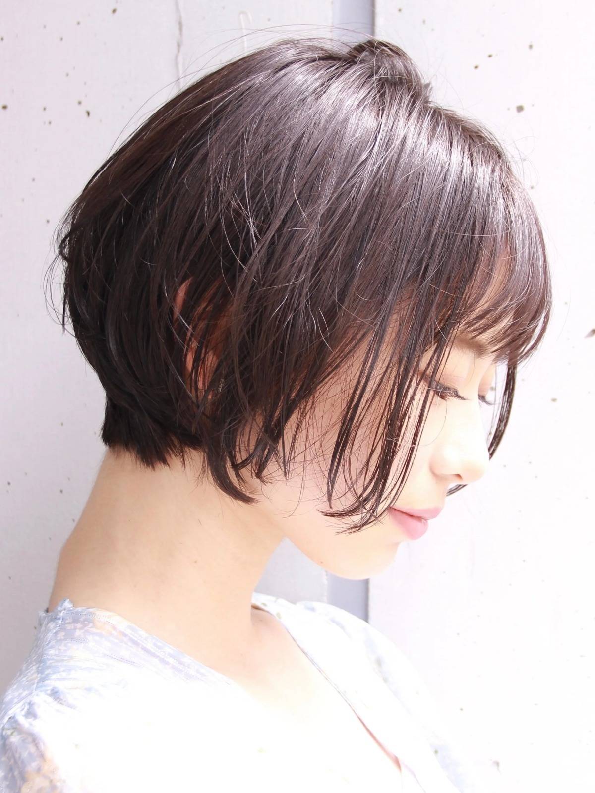 こなれ丸みボブ