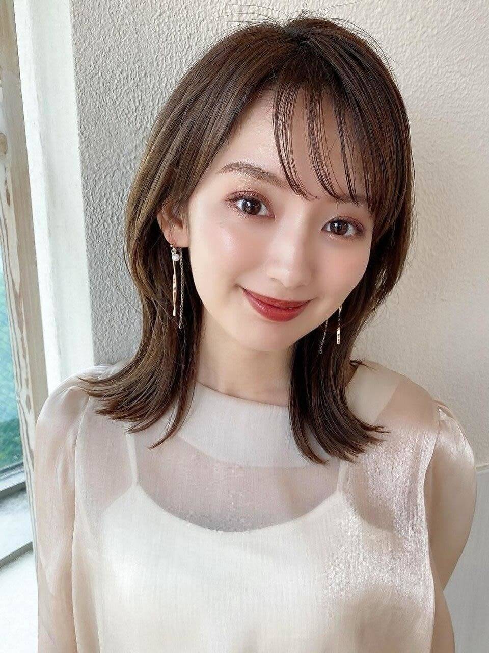 フェミニンくびれロングボブ