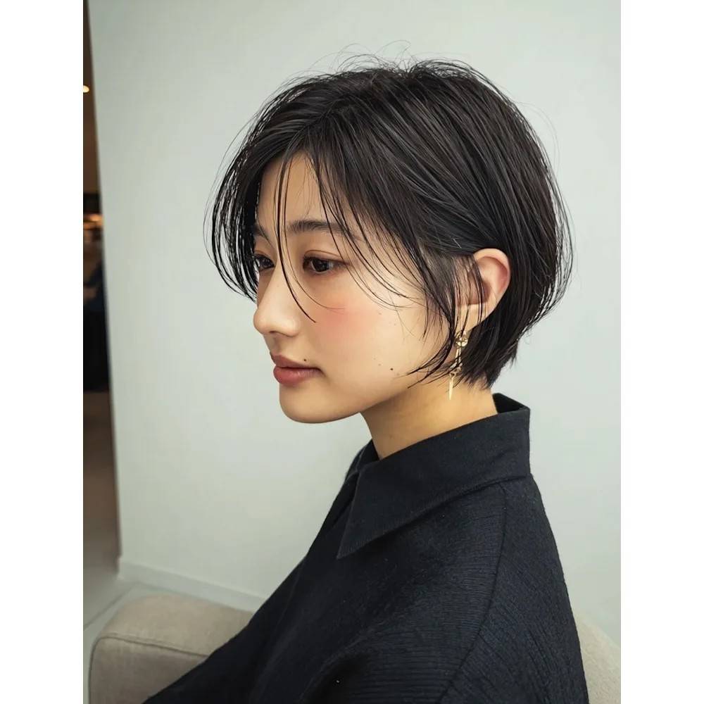 ハンサムなレイヤーショート