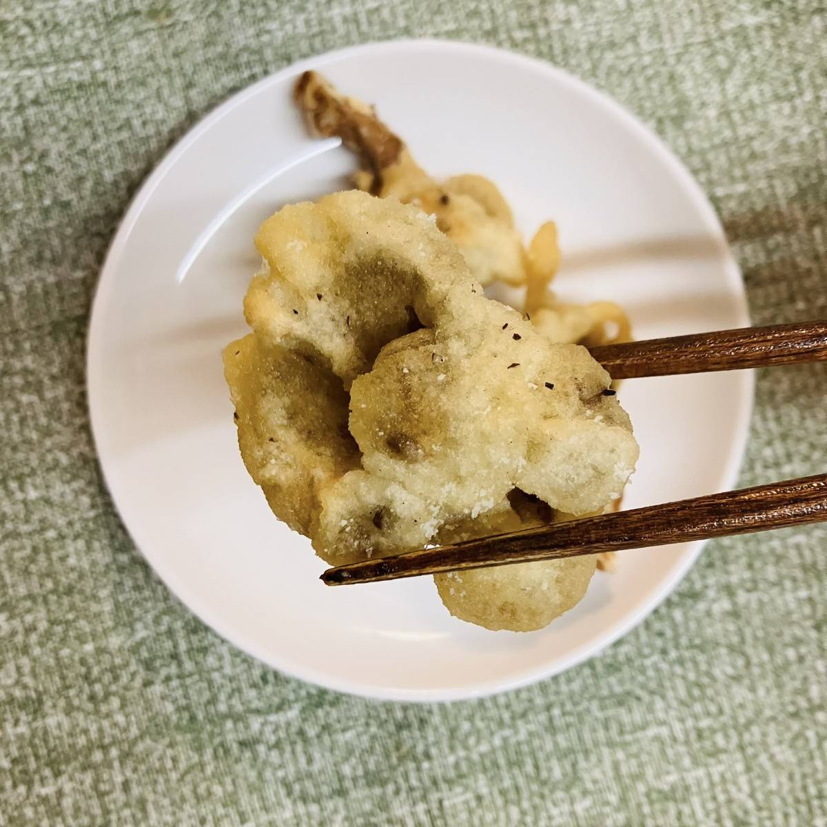 JAグループ公式の「舞茸の天ぷら」のレシピ