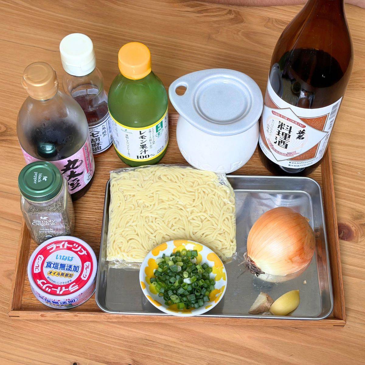 いなば公式の「ツナのエスニック焼きそば」のレシピ
