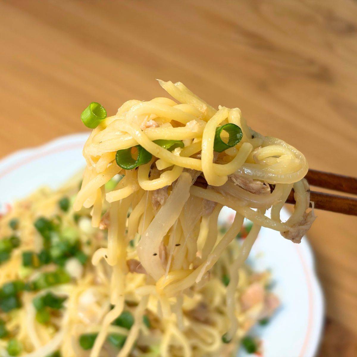 いなば公式の「ツナのエスニック焼きそば」のレシピ